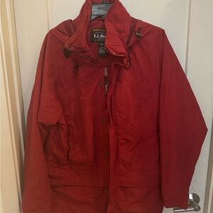 LL bean rain jacket